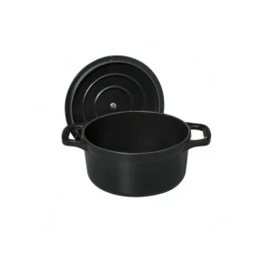 ultratendance Mini Cocotte En Fonte Ronde 12 Cm Noir Mat Chasseur 12