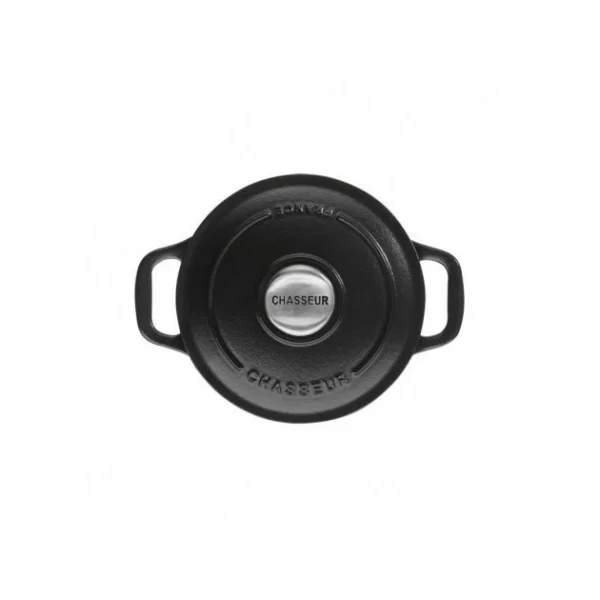 ultratendance Mini Cocotte En Fonte Ronde 12 Cm Noir Mat Chasseur 1