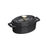 Mini Cocotte Ovale 11 Cm Staub Fonte Noir boutique en france 14