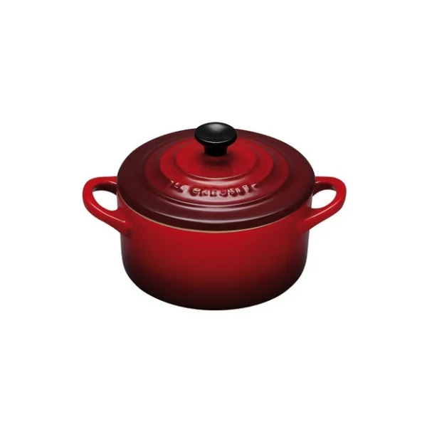 Mini Cocotte Ronde Céramique Cerise 10 Cm 0.25 L Le Creuset boutique en ligne 1