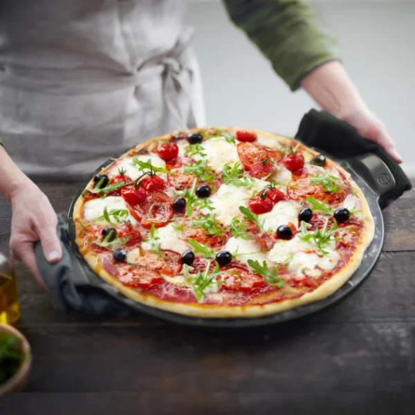 Pierre à Pizza Fusain 36 Cm Emile Henry Officielle 4
