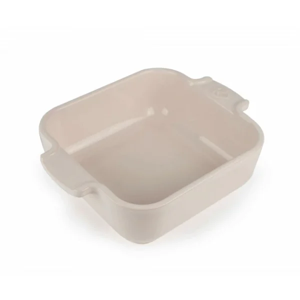 Plat à Four Carré En Céramique Appolia 18 Cm Ecru Peugeot Livraison internationale 1