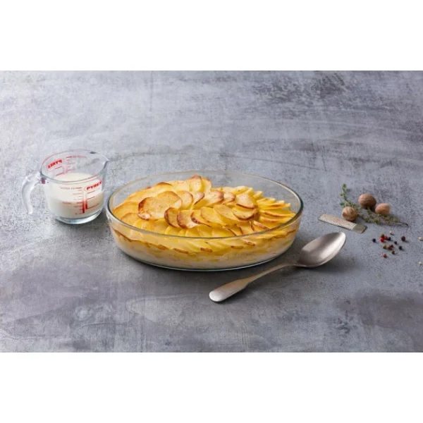 Service Clients Dédié Plat à Four En Verre Ovale 39 X 27 Cm 4 L Classic Pyrex 3