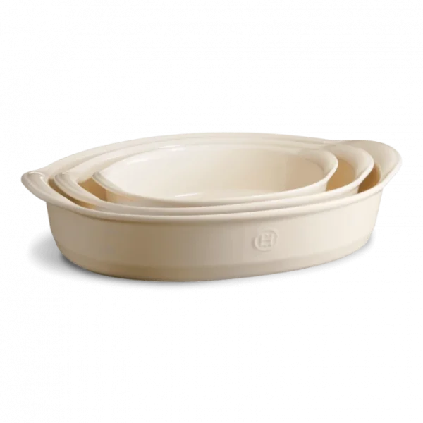 mode Plat à Four Ovale En Céramique 36,5 X 22,5 Cm Argile Emile Henry 6