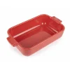 Plat à Four Rectangulaire En Céramique Appolia 22 Cm Rouge Peugeot bas prix 17