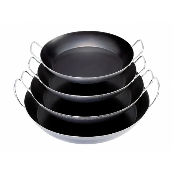 boutique pas cher Plat à Paella Tôle Bleue Ø 47 Cm Outdoor De Buyer 1