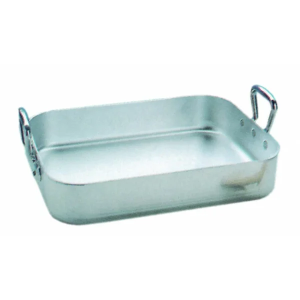 MALLARD FERRIERE Plat à Rôtir Aluminium 60 X 40 Cm X H 9 Cm en vente 1