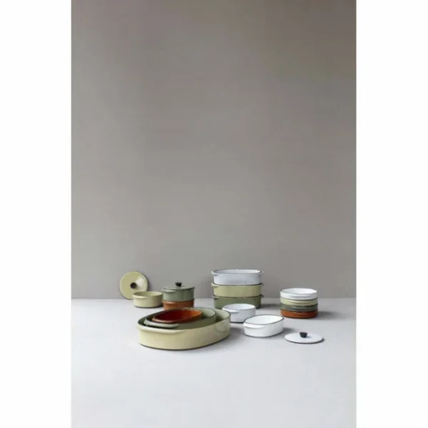 boutique pas cher Plat Oblong Blanc Cumulus 19 X 13 Cm Caractère Culinaire Revol 5