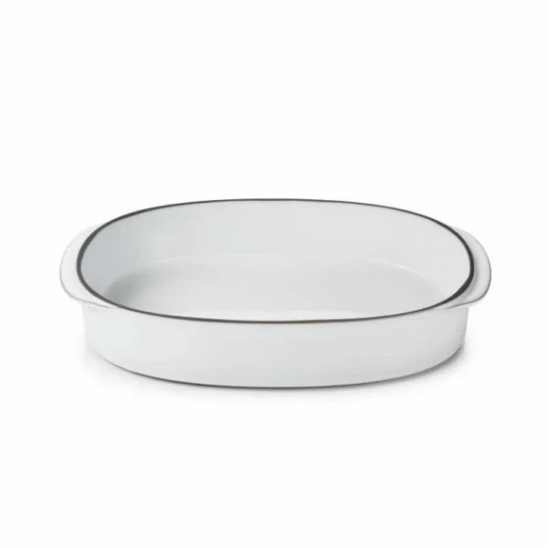Plat Oblong Blanc Cumulus 26 X 18,5 Cm Caractère Culinaire Revol luxe soldes 1