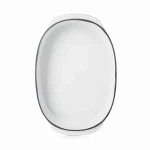 excellents soldes Plat Oblong Blanc Cumulus 34 X 25 Cm Caractère Culinaire Revol 8