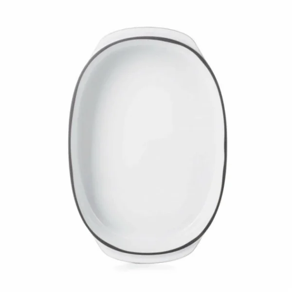 excellents soldes Plat Oblong Blanc Cumulus 34 X 25 Cm Caractère Culinaire Revol 3