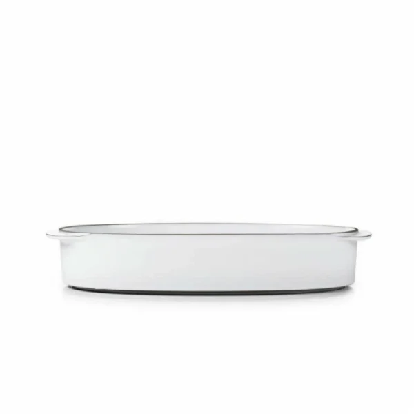 excellents soldes Plat Oblong Blanc Cumulus 34 X 25 Cm Caractère Culinaire Revol 4