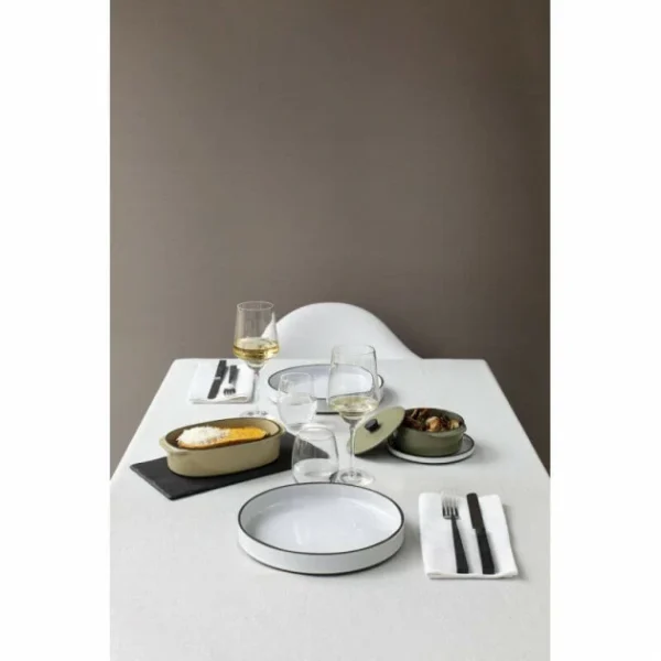 Authentic Original licence Plat Oblong Cardamome 19 X 13 Cm Caractère Culinaire Revol 5