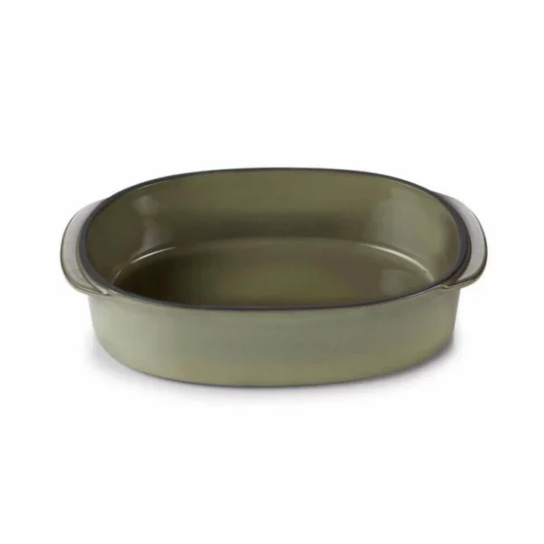 Authentic Original licence Plat Oblong Cardamome 19 X 13 Cm Caractère Culinaire Revol 1