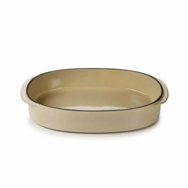 Distributeur Officiel Plat Oblong Muscade 26 X 18,5 Cm Caractère Culinaire Revol 1