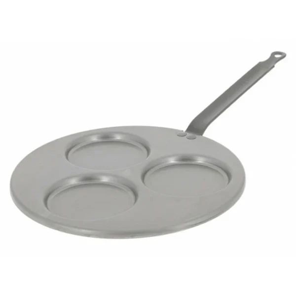 solde en ligne Poêle 3 Blinis Ø 10cm Carbone Plus De Buyer 1