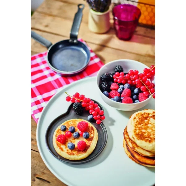Protections acheteurs Poêle à Blinis Tôle Bleue Ø 12 Cm Outdoor De Buyer 6