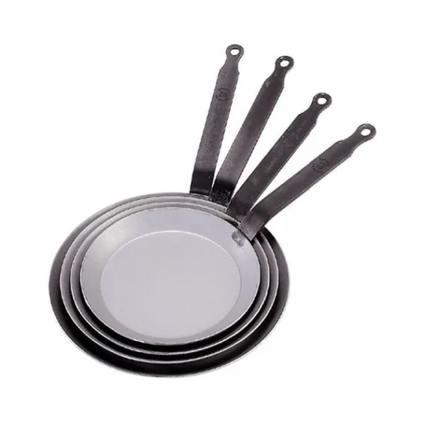 Poêle à Crêpes Carbone Plus Ø 24 Cm De Buyer, Queue Feuillard Officielle 1