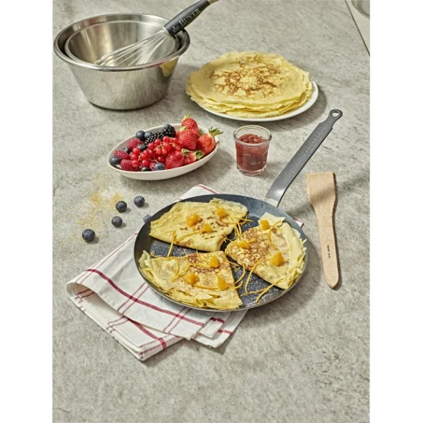 qualité supérieure Poêle à Crêpes Tôle Bleue Ø 20 Cm Outdoor De Buyer 5