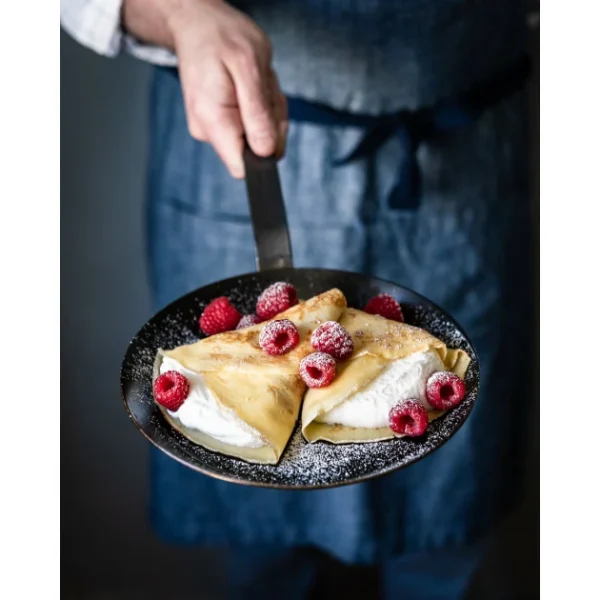 Satisfait ou Remboursé Poêle à Crêpes Tôle Bleue Ø 22 Cm Outdoor De Buyer 5