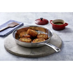 vente luxe pas cher Poêle Inox 24 Cm Le Creuset Signature 6