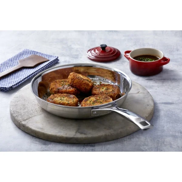 vente luxe pas cher Poêle Inox 24 Cm Le Creuset Signature 3
