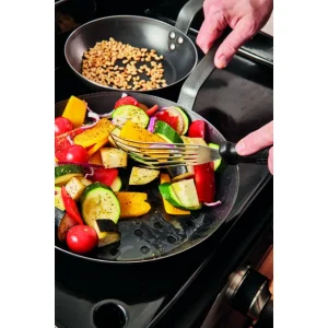 achat pas cher Poêle à Frire Tôle Bleue Ø 36 Cm Outdoor De Buyer 17