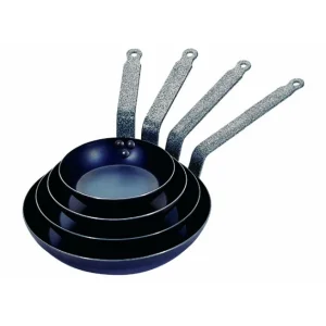achat pas cher Poêle à Frire Tôle Bleue Ø 36 Cm Outdoor De Buyer 19