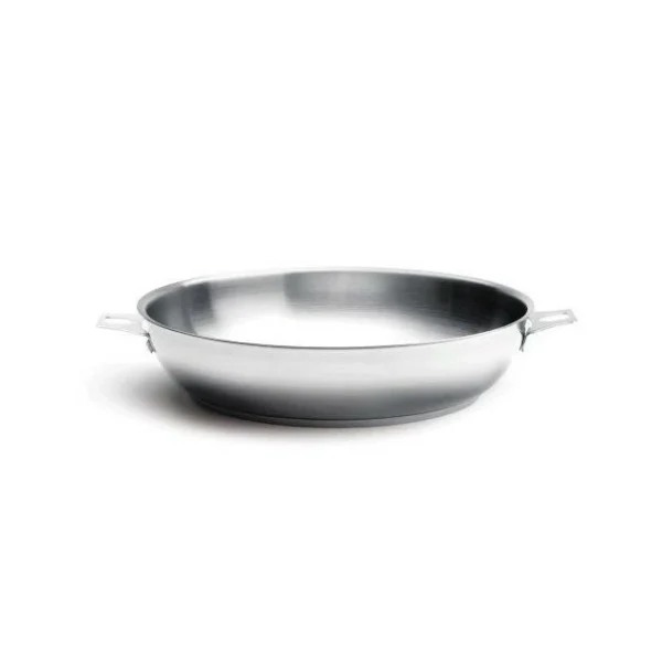 Couleurs variées Poêle à Frire Tout Inox Sans Queue Ø 28 Cm Twisty De Buyer 1
