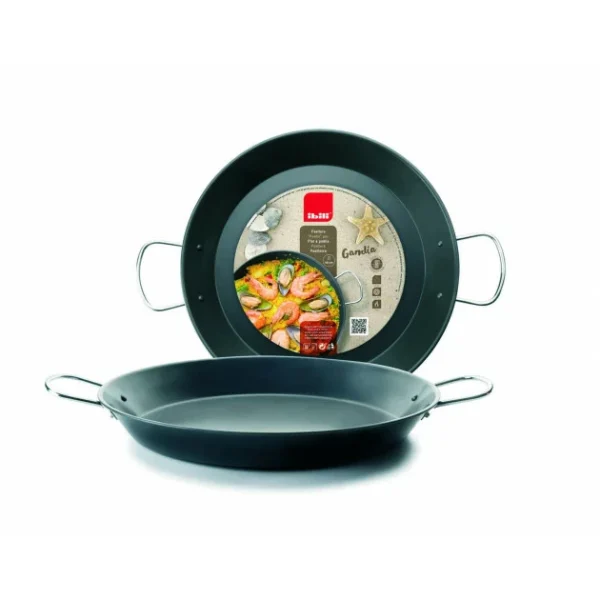 économies garanties Poêle à Paella Acier Antiadhésive Gandia Ø 40 Cm Ibili 1