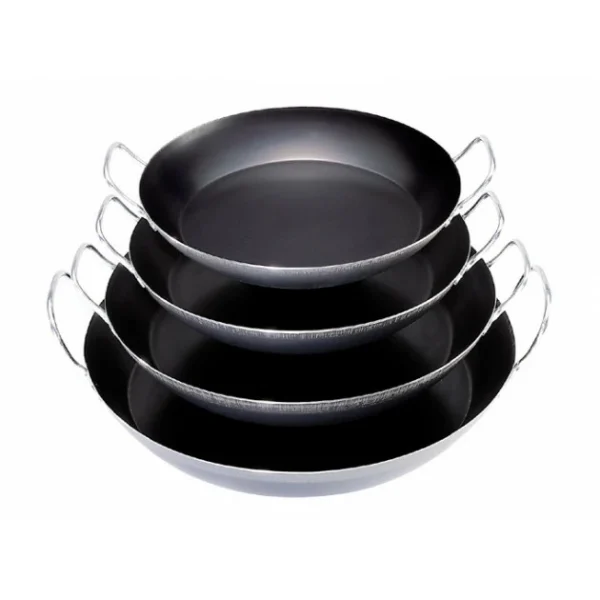 Nouvelle tendance Plat à Paella Tôle Bleue Ø 37 Cm Outdoor De Buyer 1
