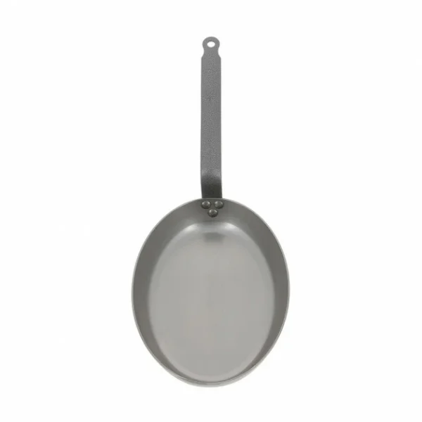 Poêle à Poisson Carbone Plus 36 Cm, Ovale, De Buyer, Tôle Acier magasins pas chers 1