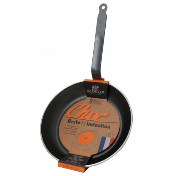 Poêle Antiadhésive ø36 Cm Choc Resto Induction De Buyer achat pas cher 3