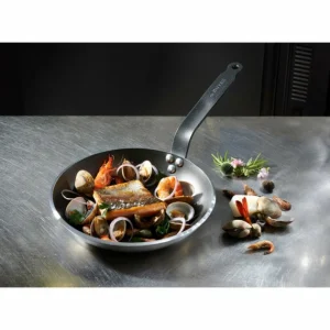 Poêle Antiadhésive ø36 Cm Choc Resto Induction De Buyer achat pas cher 18