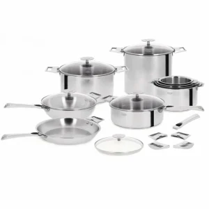 prix le plus bas Poêle Casteline Ø 24 Cm Manche Amovible Anti-Adhésive Inox Cristel 9