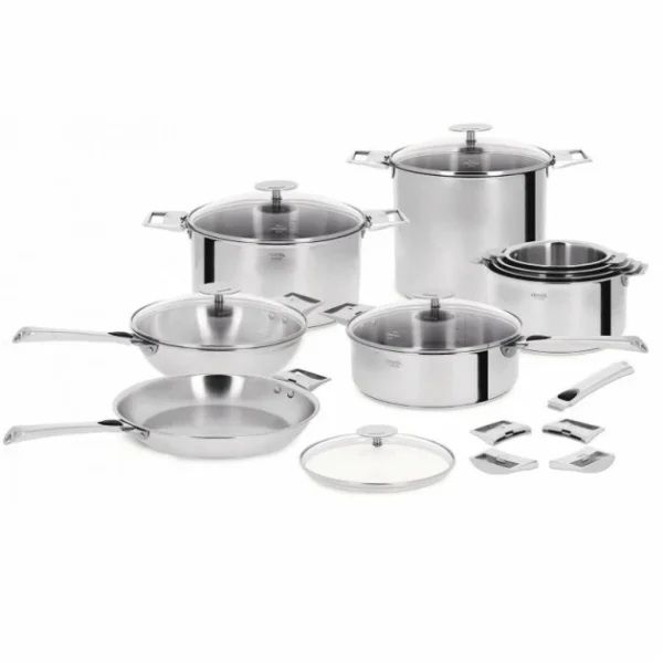 design à la mode Poêle Casteline Ø 30 Cm Manche Amovible Inox Cristel 3
