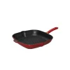 Poêle-gril En Fonte Carré 20 Cm Rouge Chasseur mode tendance 11
