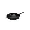 Retour Facile et Gratuit Poêle-gril En Fonte Rond 25 Cm Noir Mat Chasseur 7