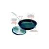 marques pas cher BOURGEAT Poêle Induction Anti Adhésive Ø 24 Cm X H 5 Cm Elite Pro Matfer 10