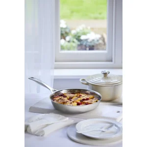 Poêle Inox 30 Cm Le Creuset Signature à prix promos 9