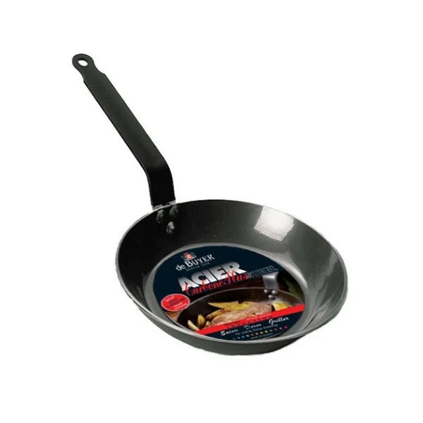 SOLDES TOUT À Poêle Lyonnaise Carbone Plus Ø 20 Cm De Buyer – Poêle à Frire Ronde 3