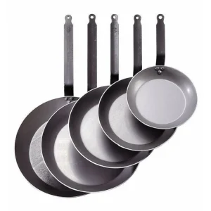 grande qualité Poêle Lyonnaise Carbone Plus Ø 40 Cm De Buyer, Tôle, Queue Feuillard 6