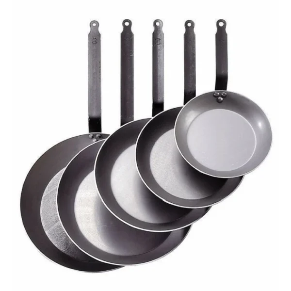 grande qualité Poêle Lyonnaise Carbone Plus Ø 40 Cm De Buyer, Tôle, Queue Feuillard 3