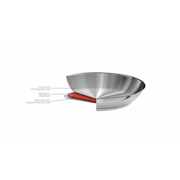 à prix d'occasion Poêle Lyonnaise Mutine Ø 28 Cm Inox Amovible Cristel 3
