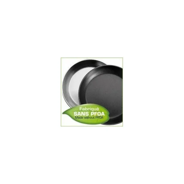 comparez les prix Poêle Mutine Ø 24 Cm Manche Fixe Anti-Adhésive Inox Cristel 3