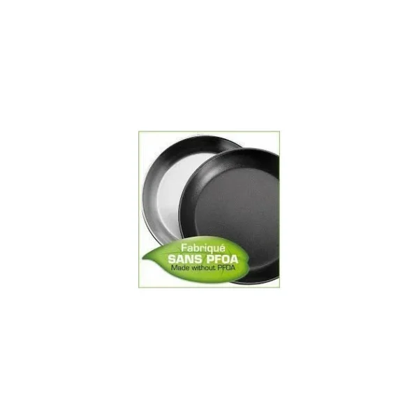 Poêle Mutine Ø 28 Cm Manche Fixe Anti-Adhésive Inox Cristel Pas Cher Magasin Soldes 3