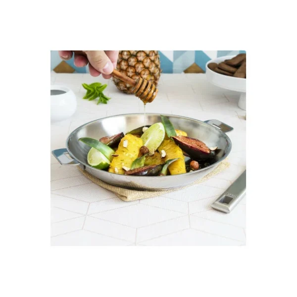 Poêle Ø 22 Cm Strate Amovible Inox Cristel soldes magasin 4