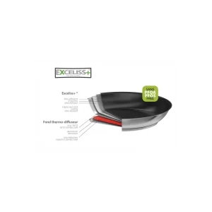 à prix réduits Poêle Ø 30 Cm Strate Amovible Inox Exceliss Cristel 7