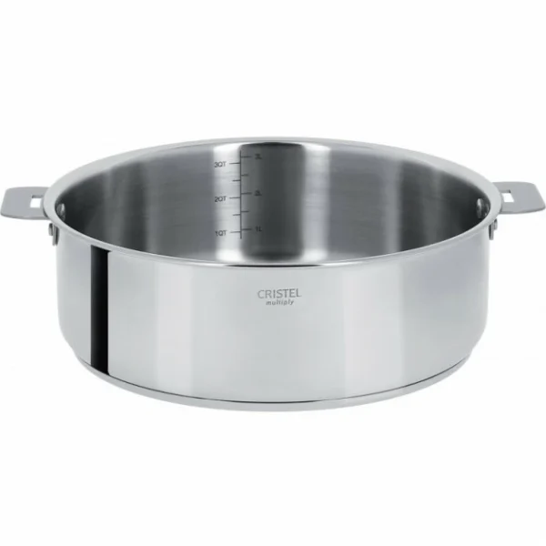 outlet Sauteuse Casteline Ø 24 Cm Manche Amovible Inox Cristel 1