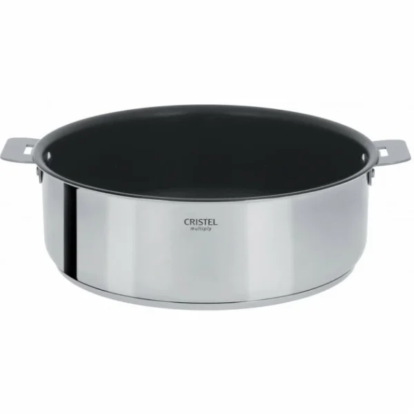 grand choix Sauteuse Casteline Ø 26 Cm Manche Amovible Anti-Adhésive Inox Cristel 1